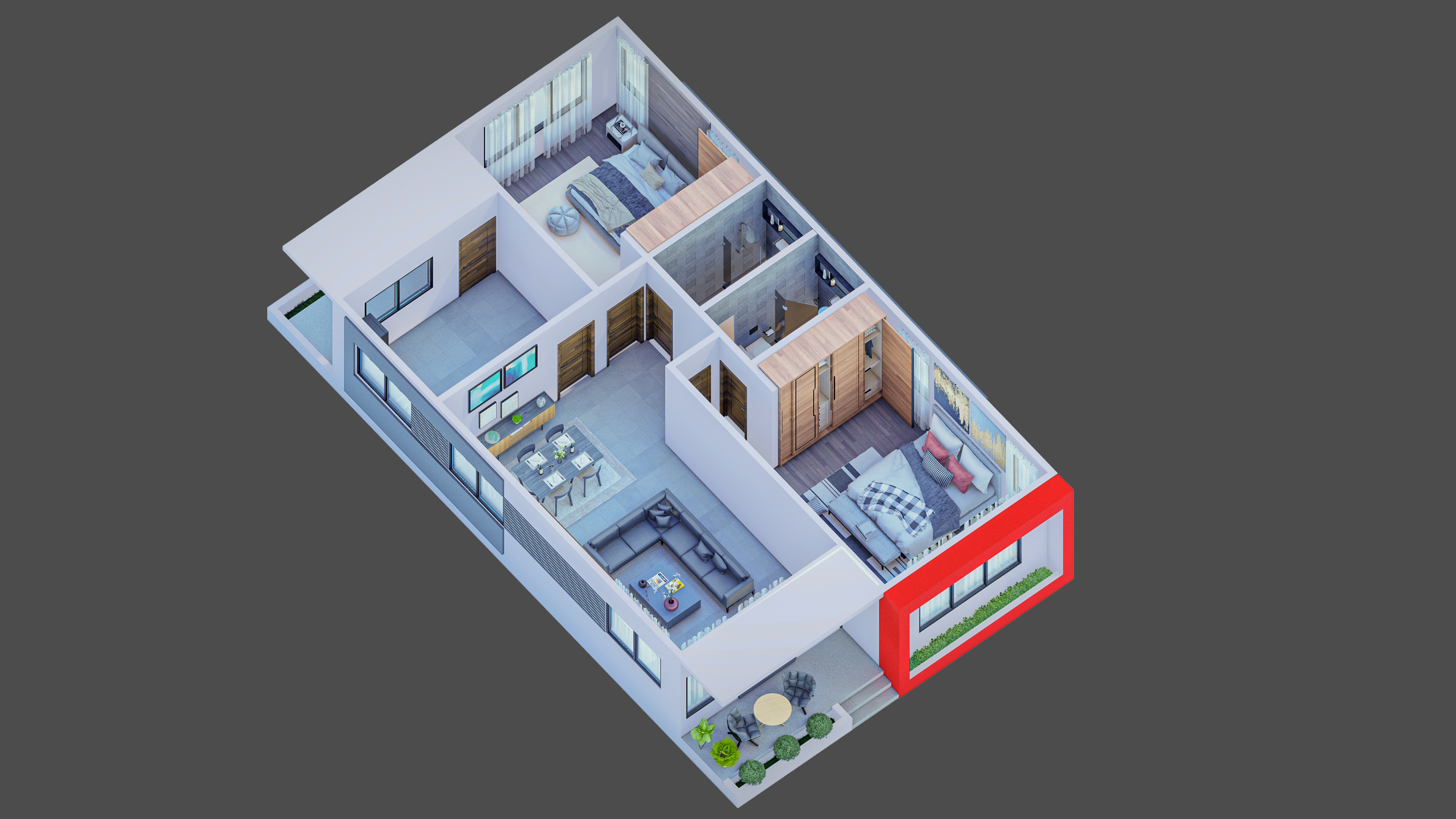 2-BEDROOM TYPOLOGY